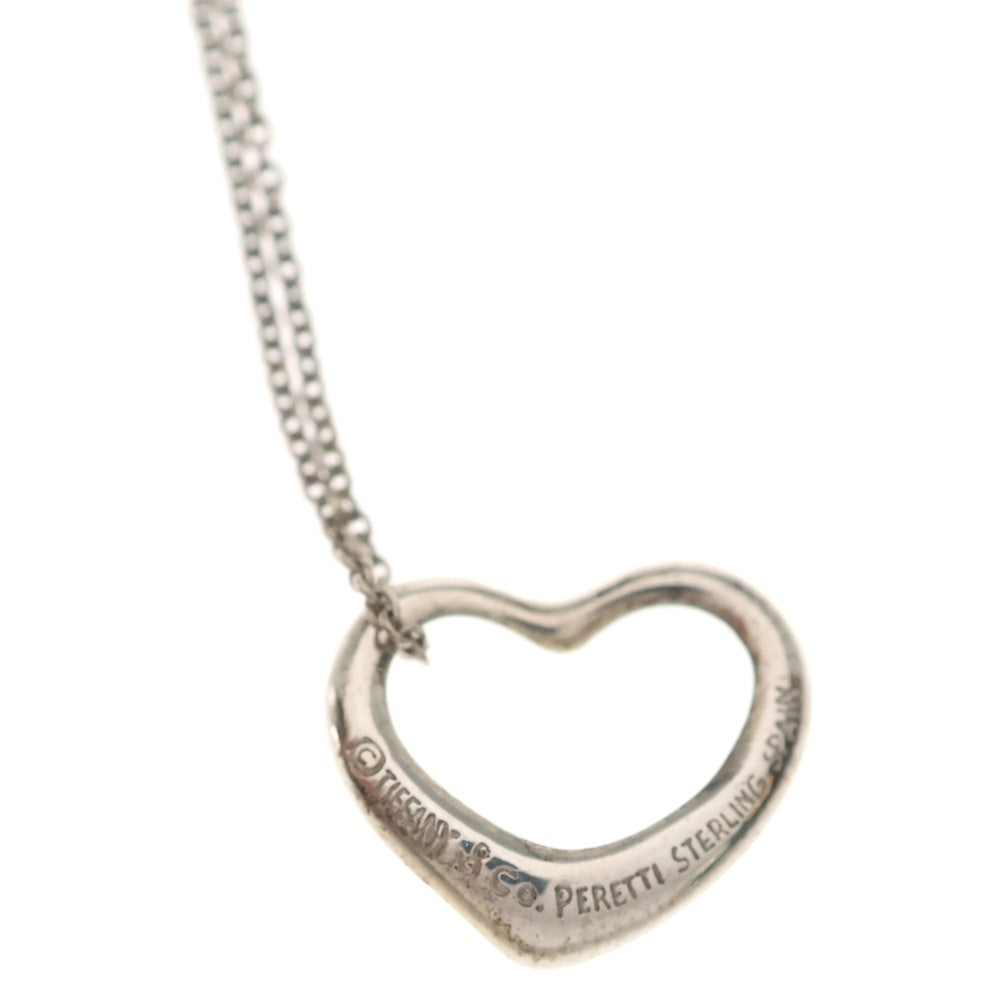 TIFFANY & Co.(ティファニー) オープンハートネックレス シルバー レディース