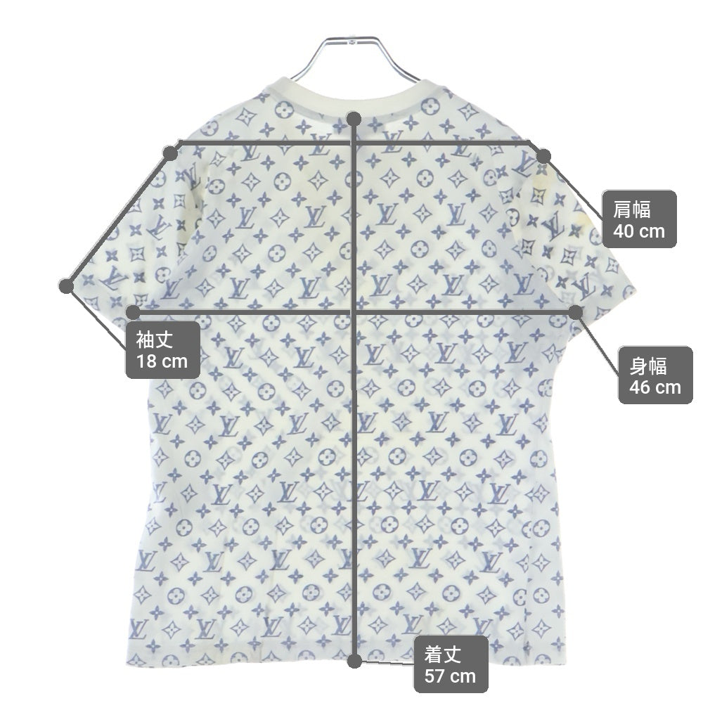 LOUIS VUITTON(ルイヴィトン) LVエスカルプリントテッドTシャツ モノグラム ホワイト RW232W UYZ FKTS21 レディース