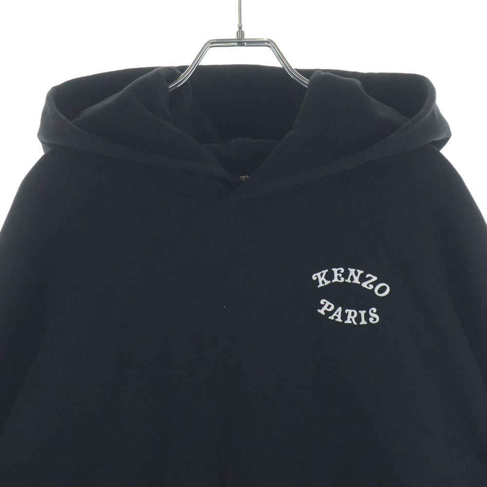 KENZO(ケンゾー) ×VERDY EMBROIDERED CLASSIC HOODIE エンブロイダリー クラシック プルオーバーパーカー スウェットフーディー ブラック FF55SW2724MC