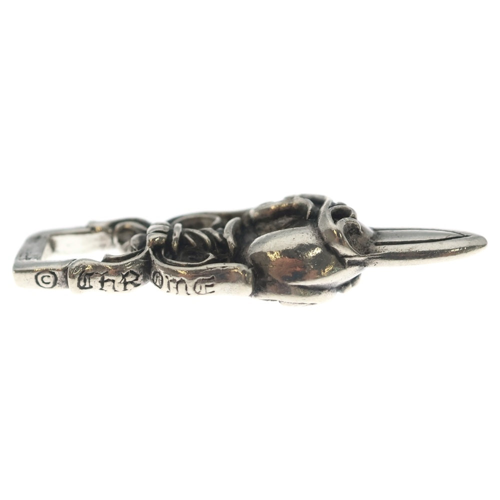 CHROME HEARTS(クロムハーツ) DAGGER HEART ダガーハート ペンダントトップ シルバー BCA243