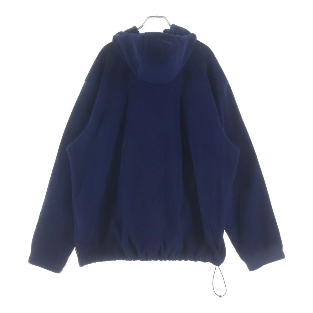 SUPREME(シュプリーム) 24AW Polartec Facemask Half Zip Hooded Sweatshirt ポラーテック フェイスマスク ハーフジップフーデッドパーカー ネイビー
