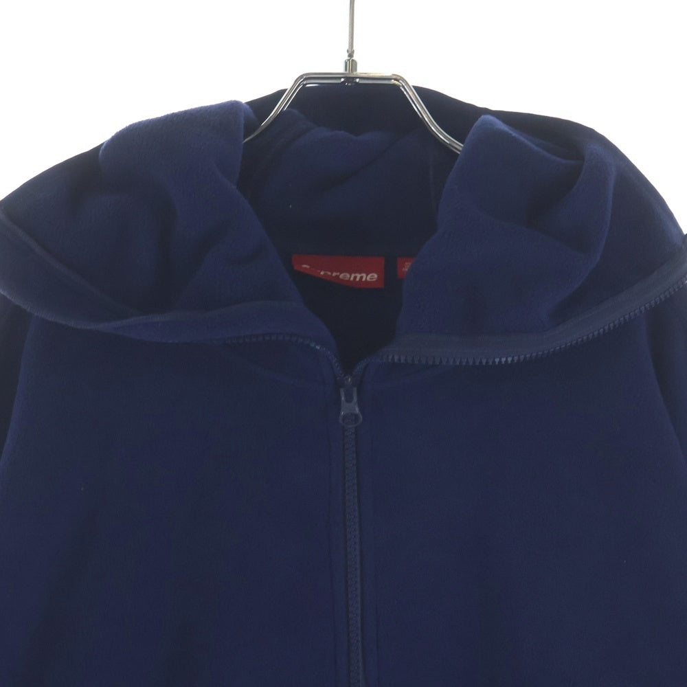 SUPREME(シュプリーム) 24AW Polartec Facemask Half Zip Hooded Sweatshirt ポラーテック フェイスマスク ハーフジップフーデッドパーカー ネイビー