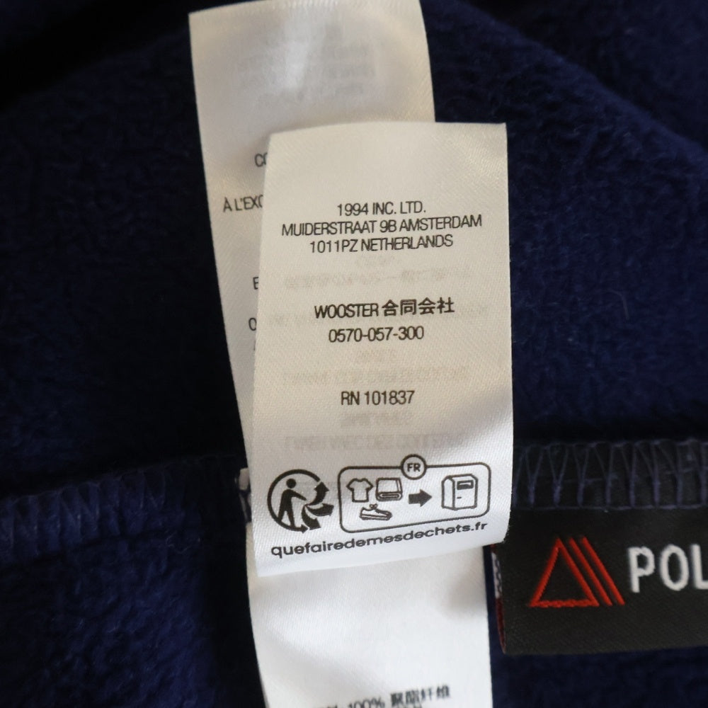 SUPREME(シュプリーム) 24AW Polartec Facemask Half Zip Hooded Sweatshirt ポラーテック フェイスマスク ハーフジップフーデッドパーカー ネイビー
