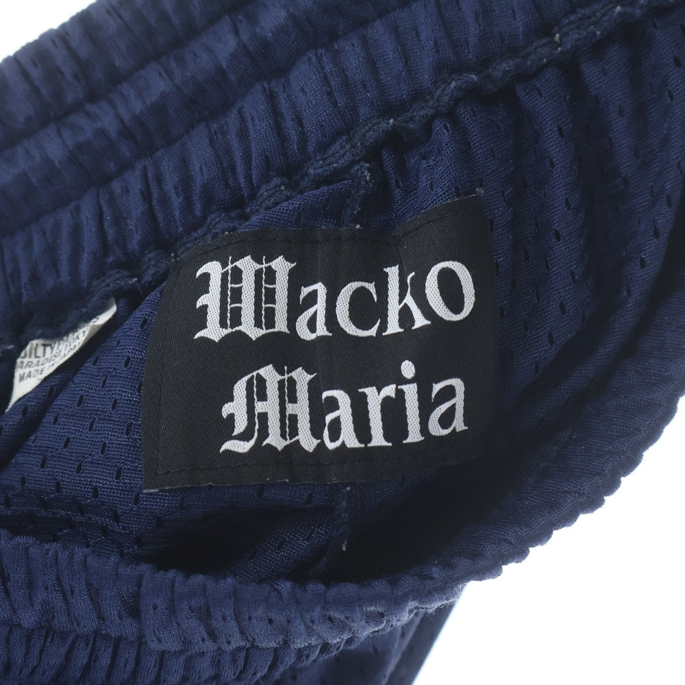 WACKO MARIA(ワコマリア) 23SS BASKET BALL SHORTS 23SS-WMP-PT01 バスケットボールショーツ メッシュハーフパンツ ネイビー