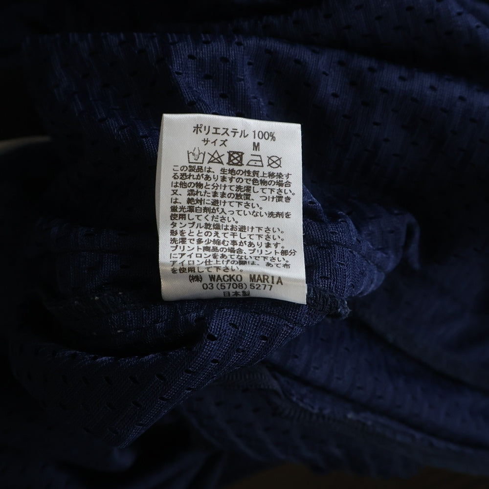 WACKO MARIA(ワコマリア) 23SS BASKET BALL SHORTS 23SS-WMP-PT01 バスケットボールショーツ メッシュハーフパンツ ネイビー