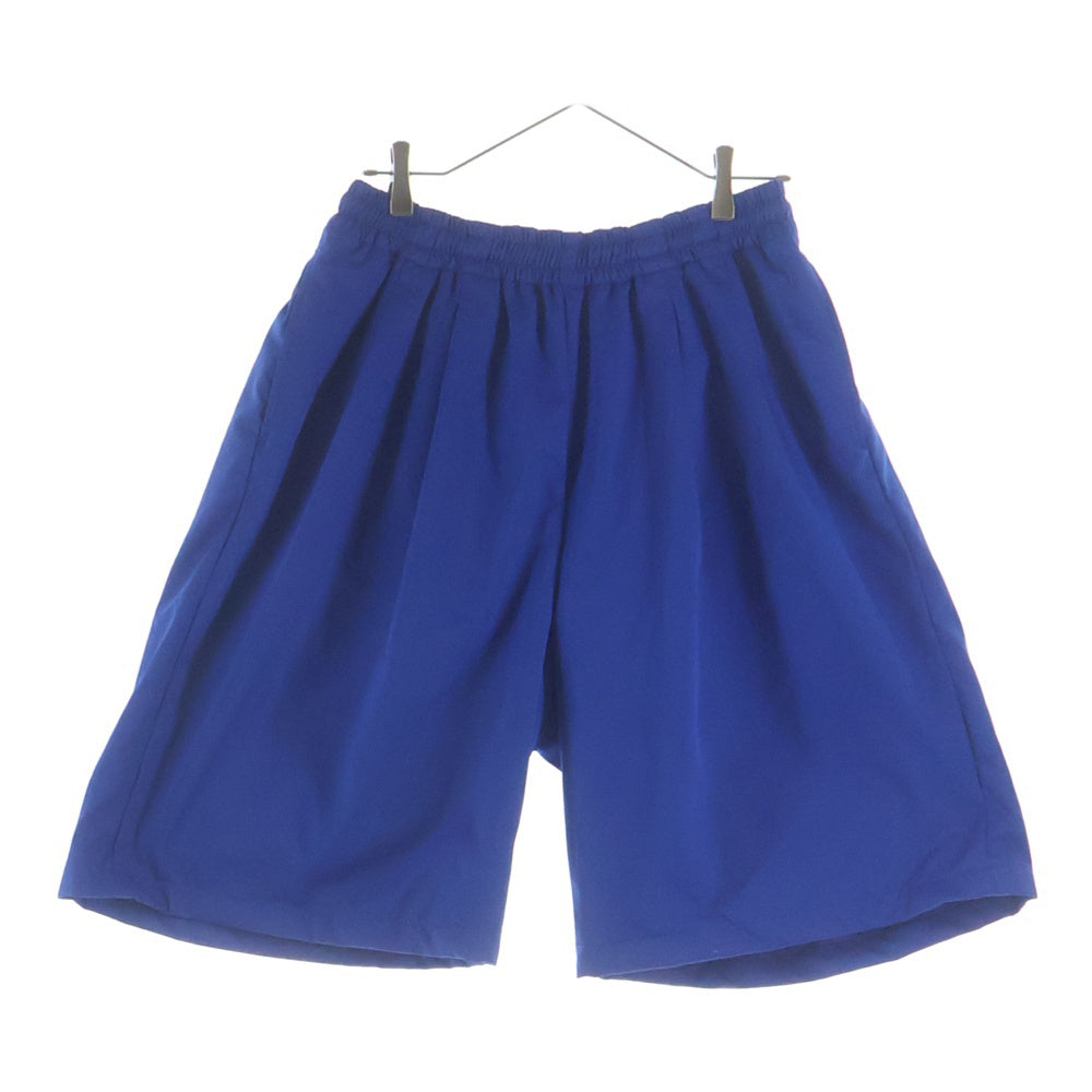COOTIE PRODUCTIONS(クーティー プロダクションズ) 24SS Polyester Twill 2 Tuck Track Shorts CTE-24S128 タックトラックショーツ ハーフパンツ ブルー