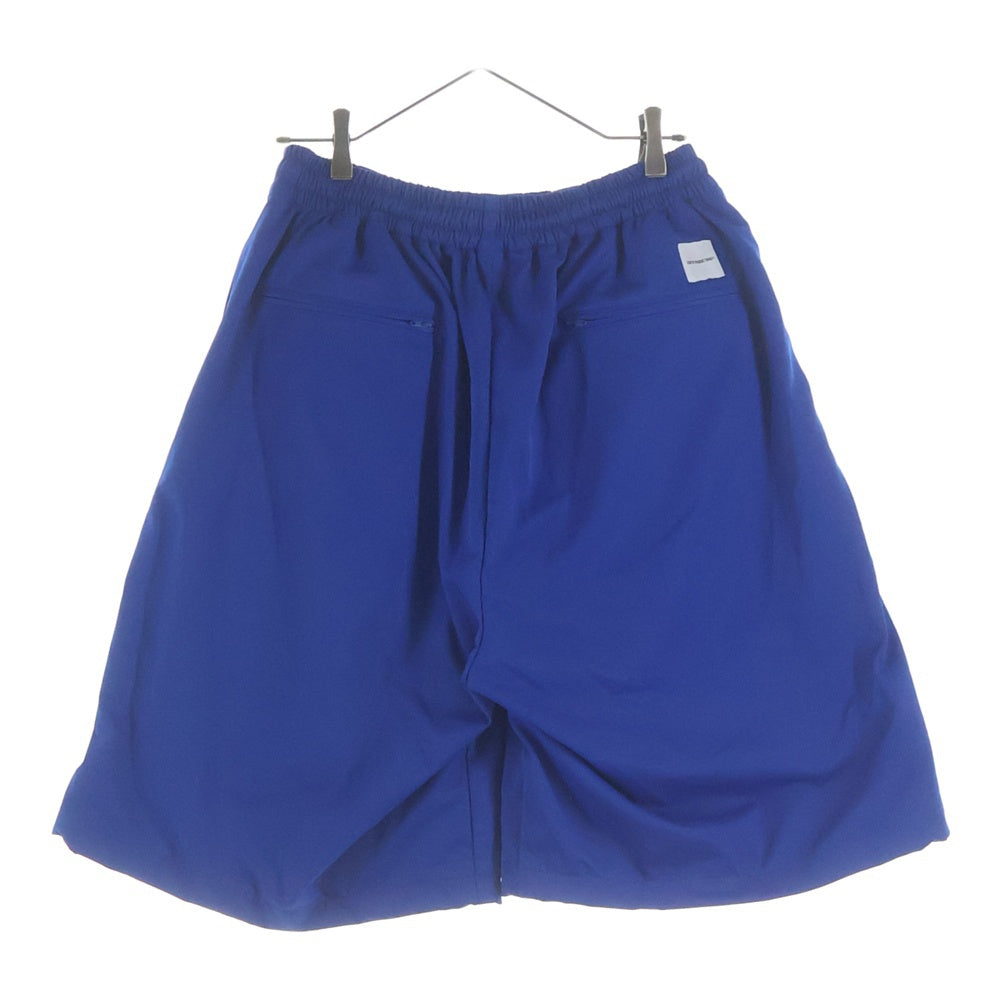 COOTIE PRODUCTIONS(クーティー プロダクションズ) 24SS Polyester Twill 2 Tuck Track Shorts CTE-24S128 タックトラックショーツ ハーフパンツ ブルー