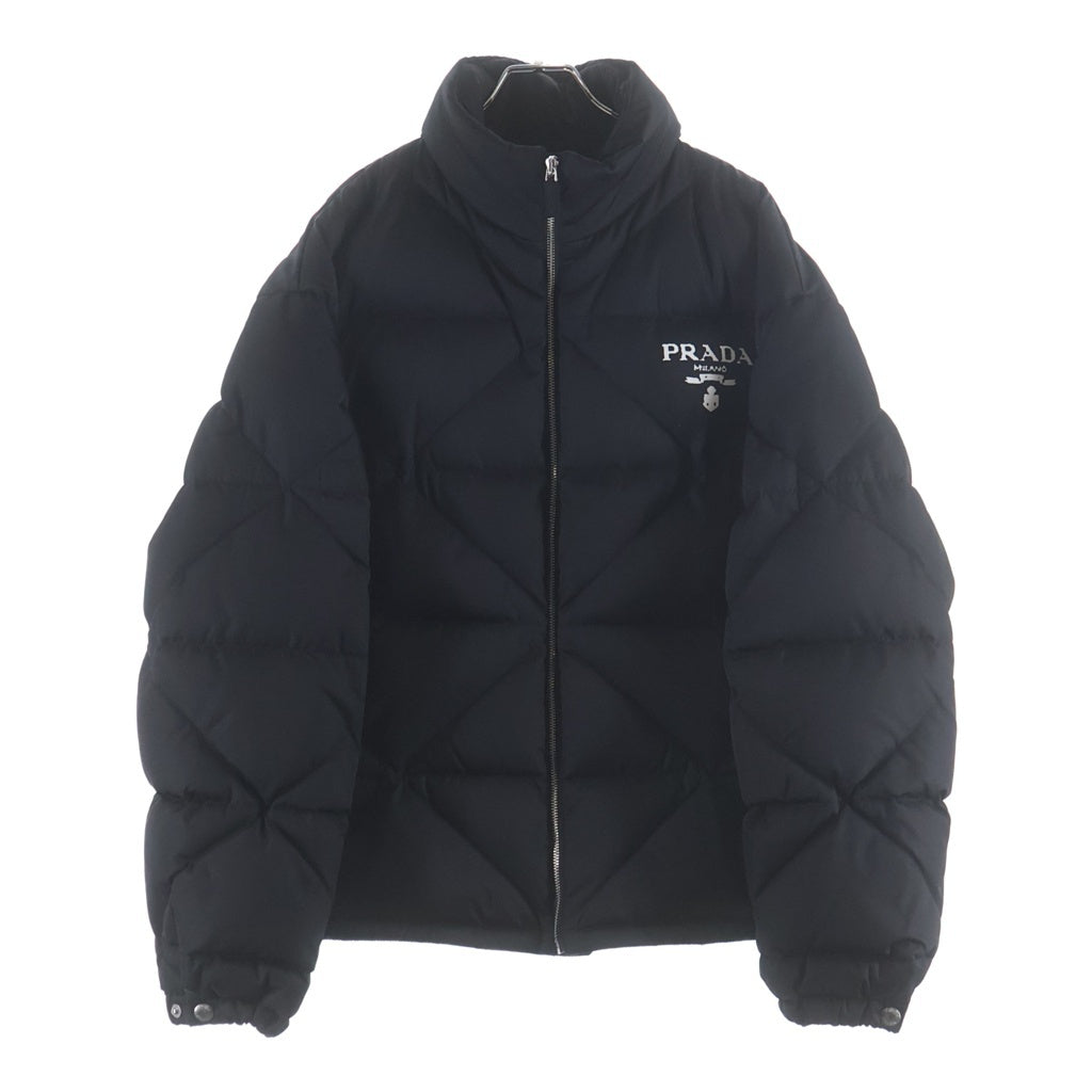 PRADA(プラダ) Re-Nylon リナイロンロゴプリントダウンジャケット ブラック SGB803 S202 1WQ8