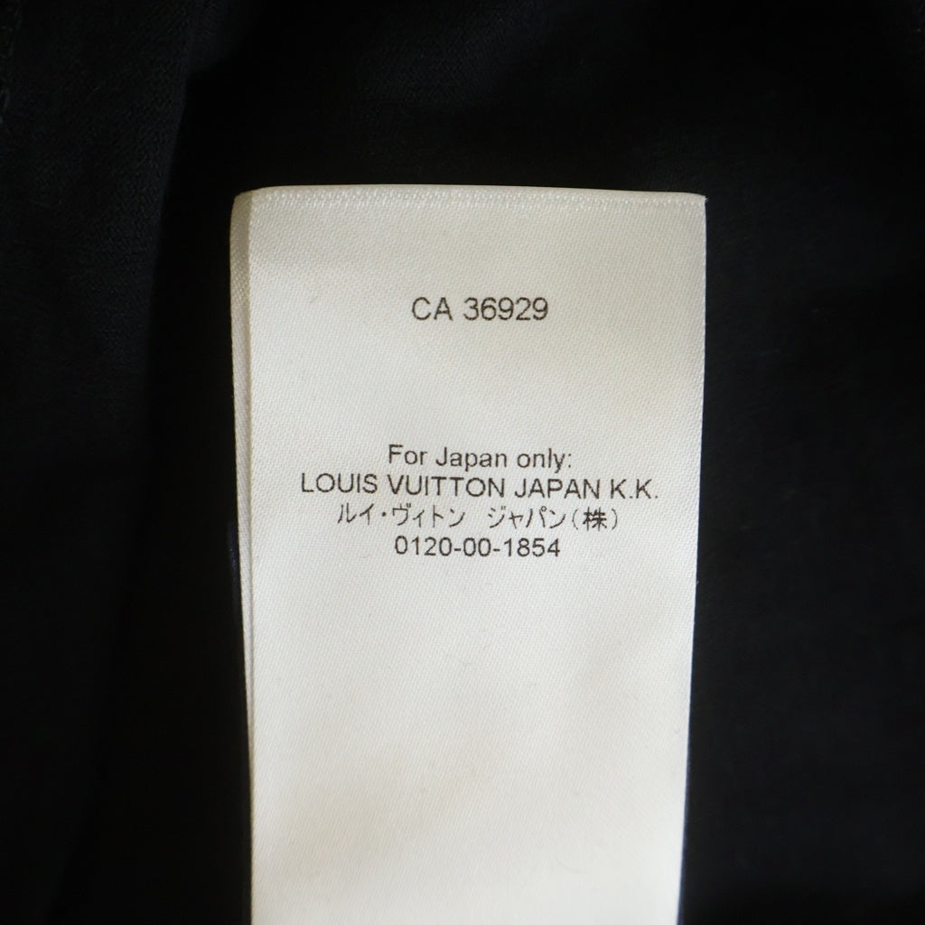 LOUIS VUITTON(ルイヴィトン) JUMPING DOG EMBROIDERED T-SHIRT ジャンピングドッグエンブロイダーTシャツ ブラック RM242MM NPG HRY07W