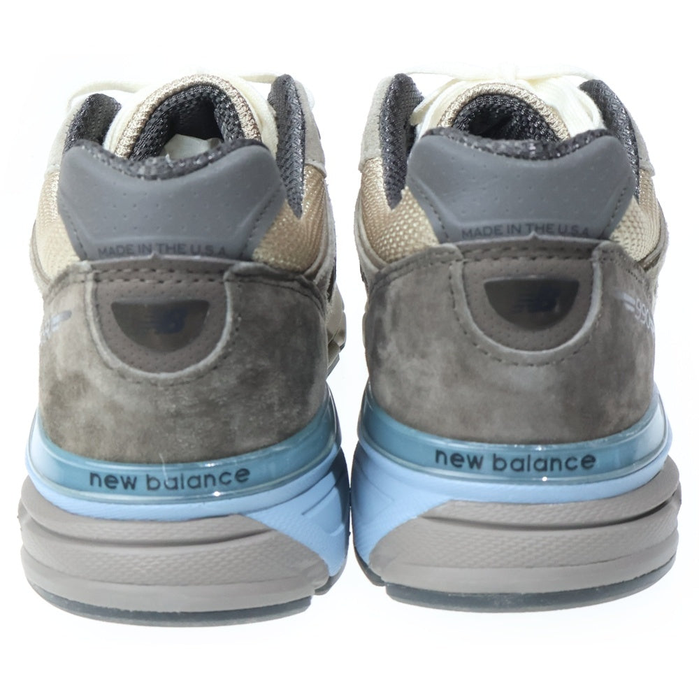 New Balance(ニューバランス) ×AURALEE U990AR4 スウェード ローカットスニーカー ベージュ US8.5/26.5cm