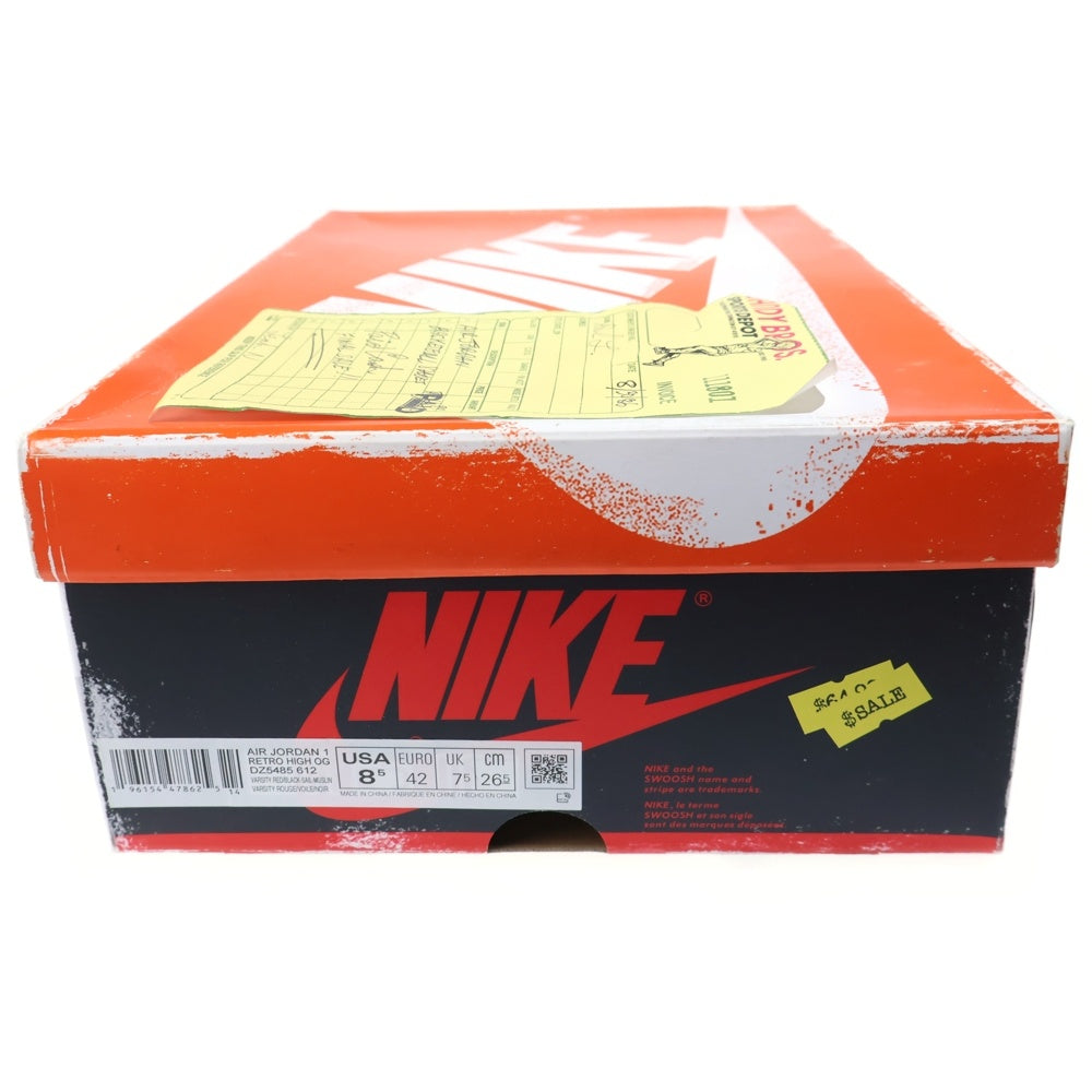 NIKE(ナイキ) AIR JORDAN 1 HIGH OG CHICAGO LOST & FOUND DZ5485-612 エアジョーダン1 シカゴ ロストアンドファウンド ハイカットスニーカー シューズ US8.5/26.5cm
