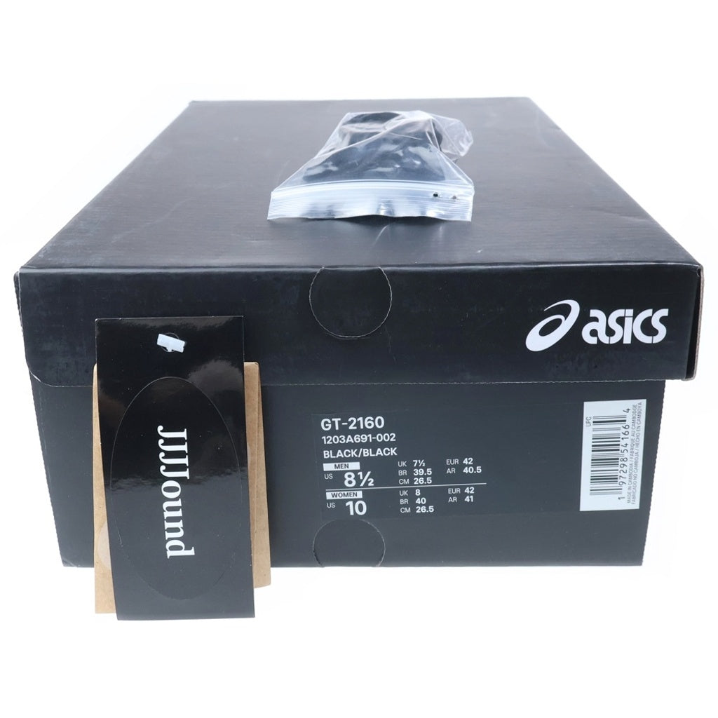 ASICS(アシックス) x JJJJound GT-2160 ローカットスニーカーブラック ブラック US8.5/26.5cm