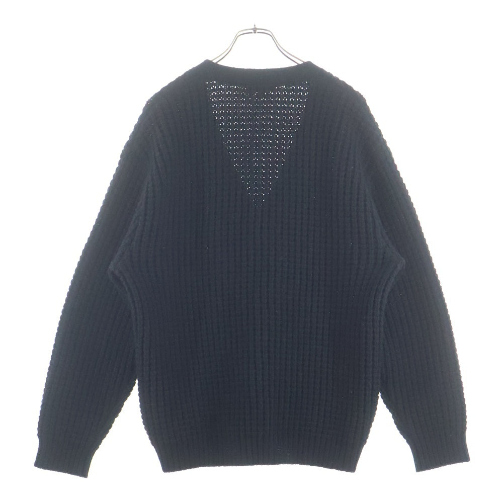 SUPREME(シュプリーム) 21AW Waffle Knit Cardigan ワッフルニットカーディガン ブラック