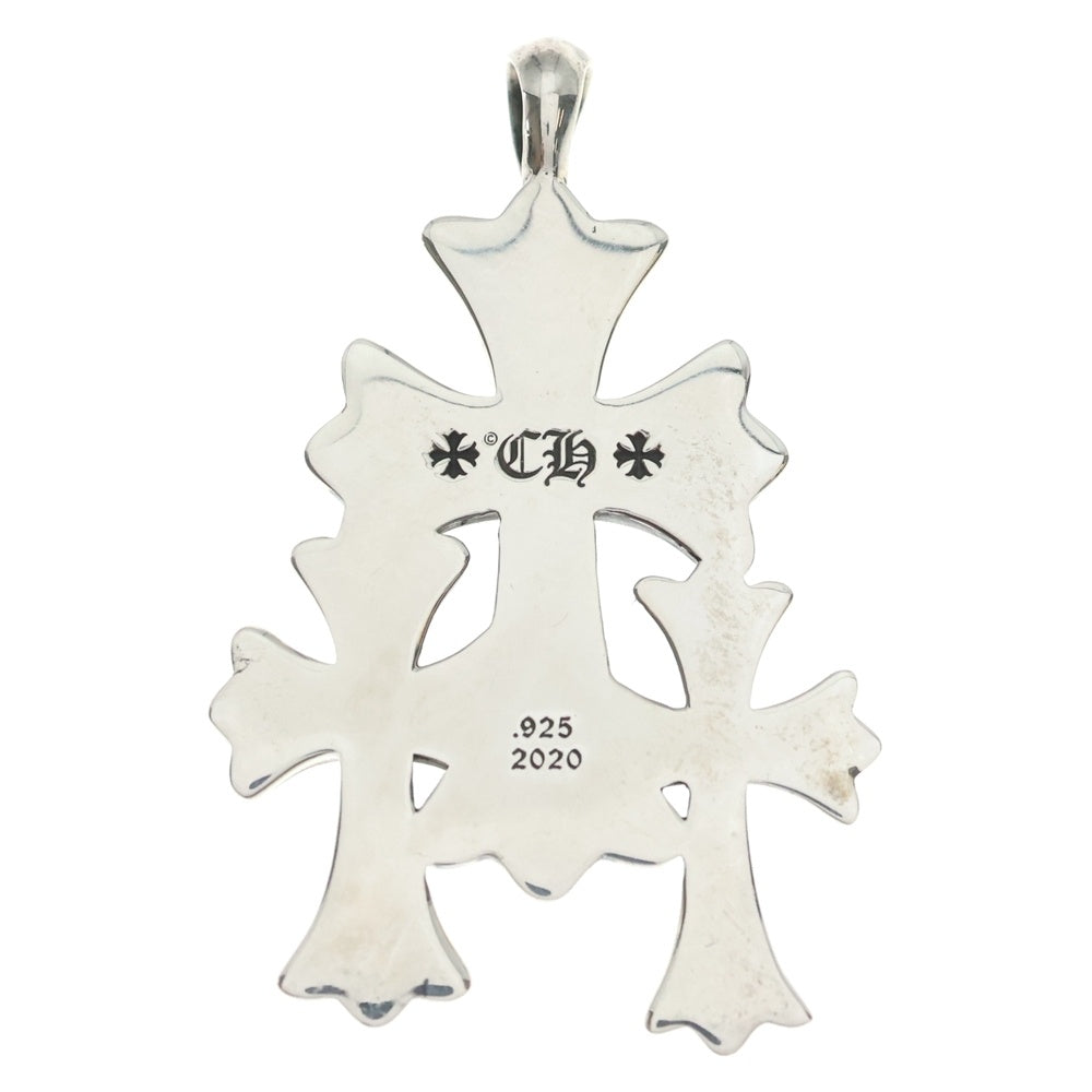 CHROME HEARTS(クロムハーツ) 3 CH CRS SML トリプルCHクロススモール ペンダントトップ シルバー