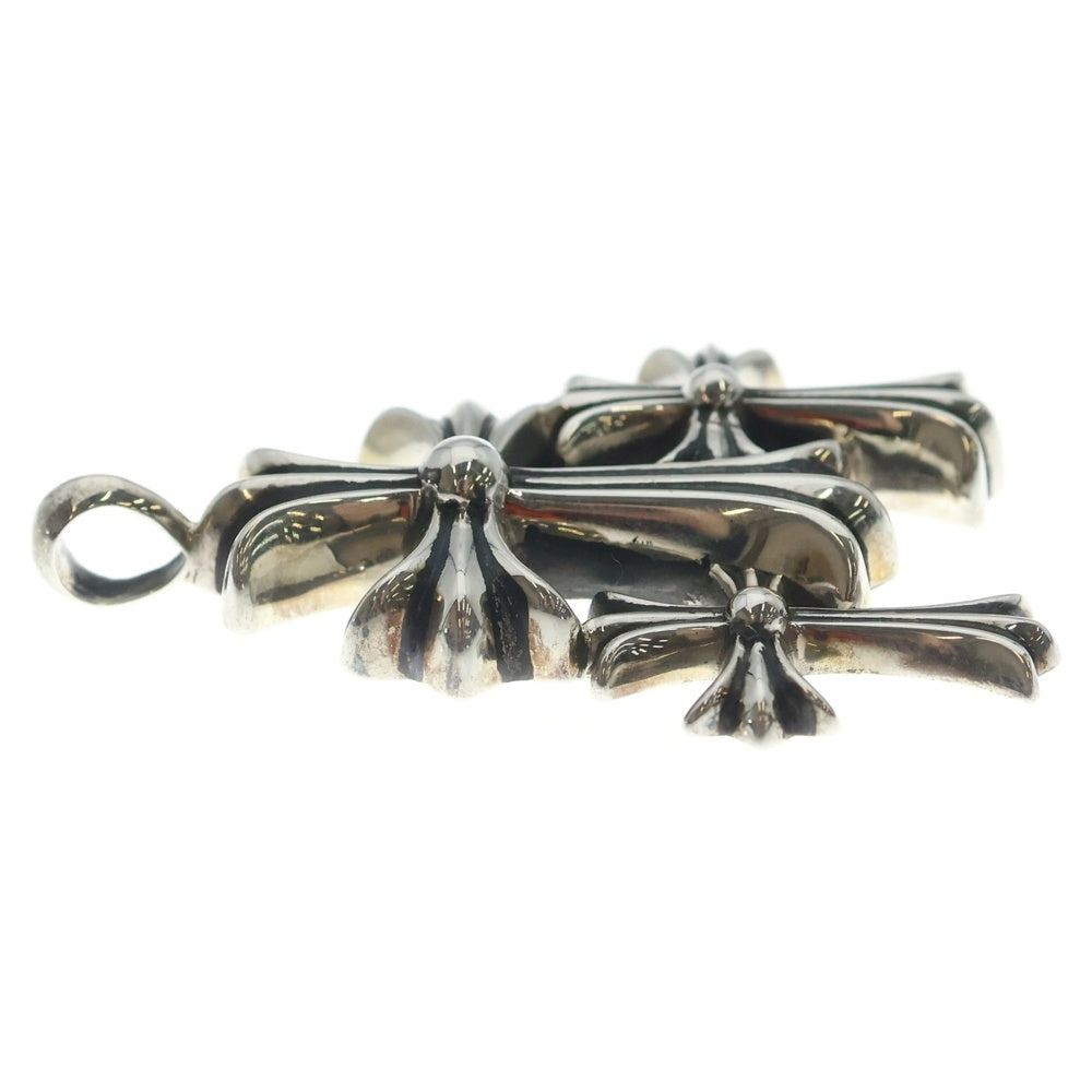 CHROME HEARTS(クロムハーツ) 3 CH CRS SML トリプルCHクロススモール ペンダントトップ シルバー
