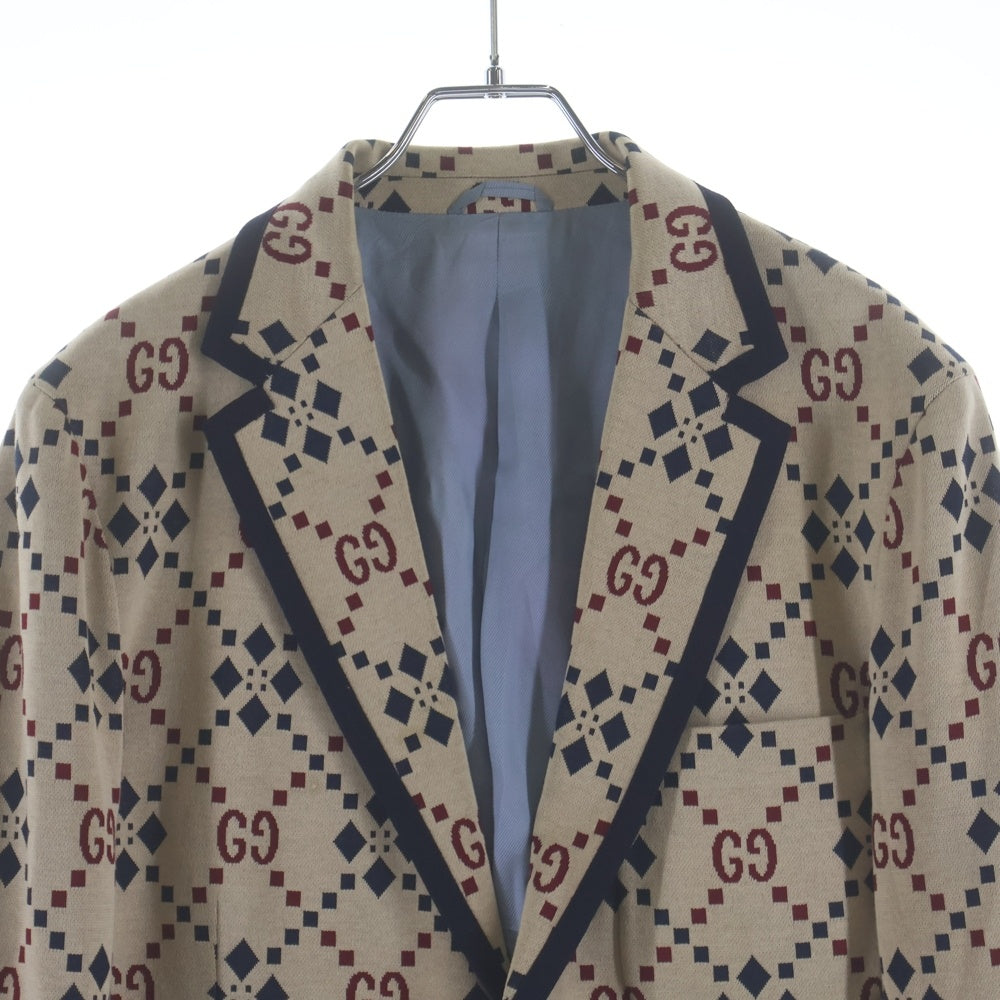 GUCCI(グッチ) GG柄テーラードジャケット 575292 ZABL5 マルチ