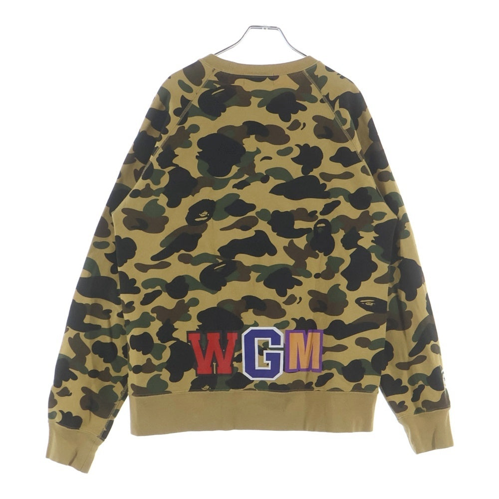 A BATHING APE(アベイシングエイプ) 1ST CAMO SHARK CREWNECK 1STカモシャーククルーネックスウェット マルチカラー 001SWG301001X