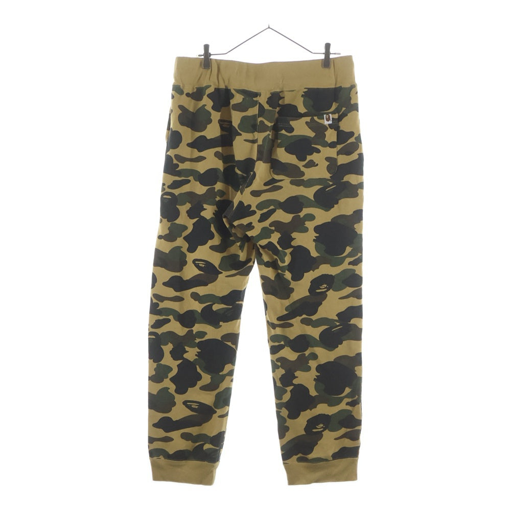 A BATHING APE(アベイシングエイプ) 1ST CAMO SHARK SLIM SWEAT PANTS 1STカモシャークスリムスウェットパンツ ブラック 001PTI301014M