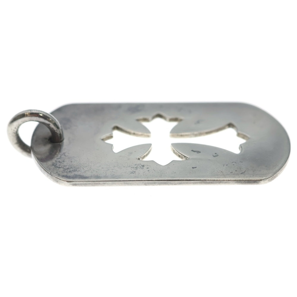 CHROME HEARTS(クロムハーツ) D TAG LRG CO CRS カットアウトクロスドッグタグ ラージ ペンダントトップ シルバー BCA239
