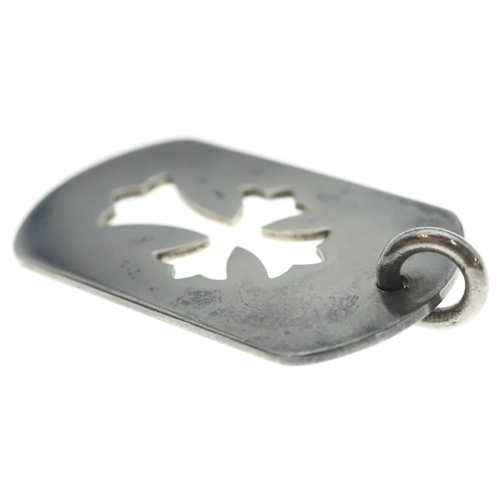 CHROME HEARTS(クロムハーツ) D TAG LRG CO CRS カットアウトクロスドッグタグ ラージ ペンダントトップ シルバー BCA239
