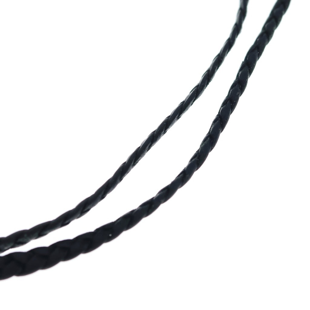 CHROME HEARTS(クロムハーツ) OLD BS FLUER BSフレアペンダント レザーブレイドシルバー ネックレストップ シルバー/ブラック