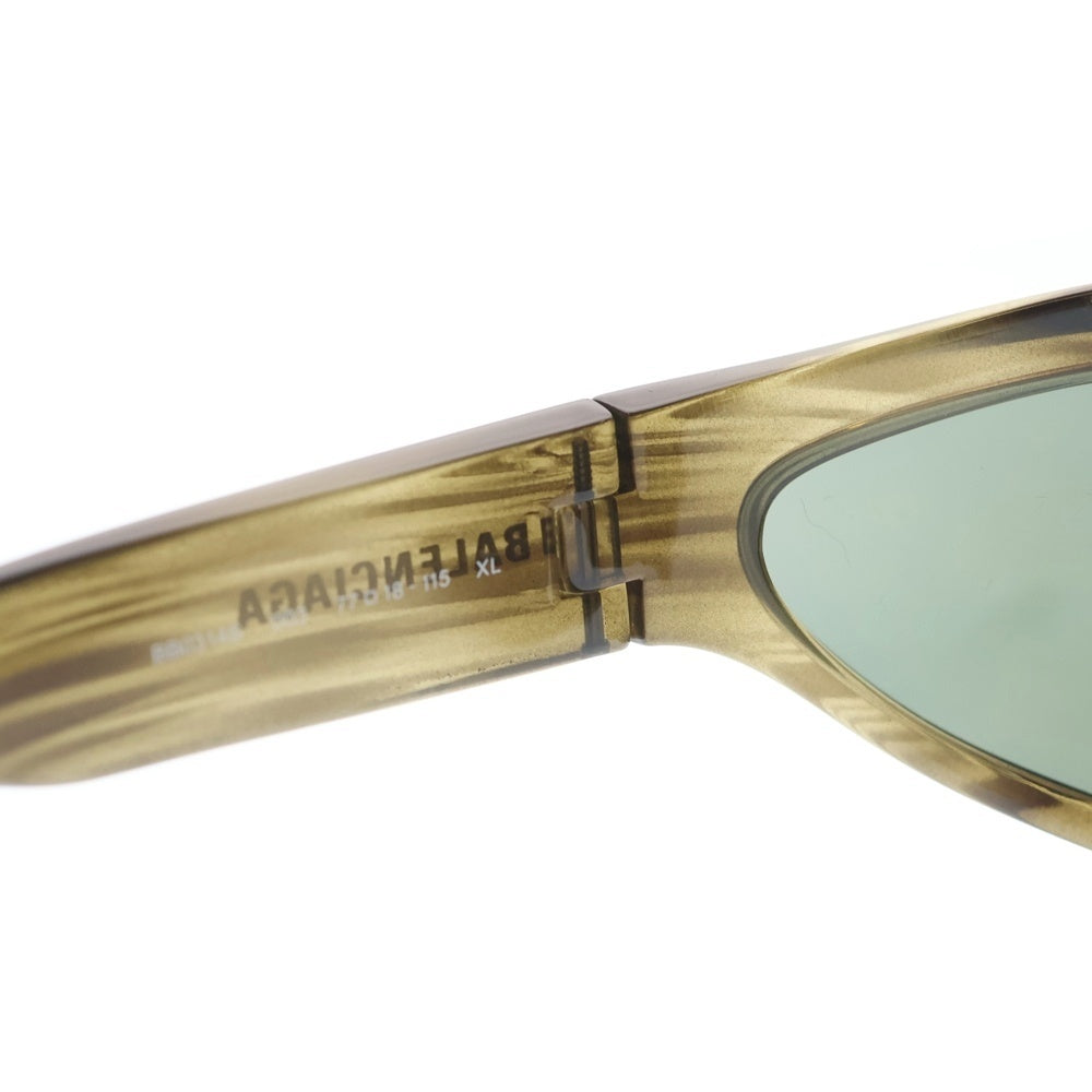 BALENCIAGA(バレンシアガ) Fennec Oval Sunglasses サイドロゴ サングラス マルチ BB0314S