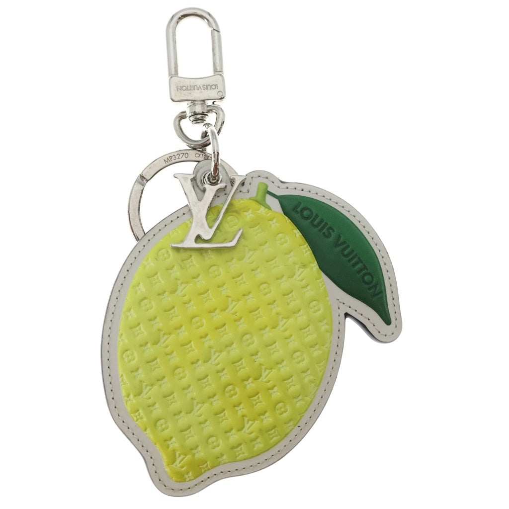 LOUIS VUITTON(ルイヴィトン) LV Porte Cl Lemon Bag Charm MP3270 LV ポルトクレ レモンキーホルダー イエロー/ブラウン
