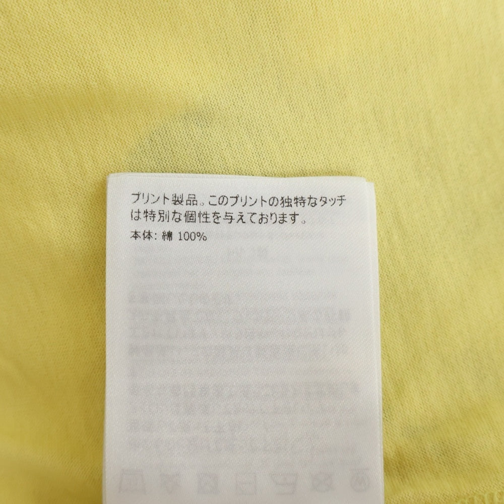 MONCLER(モンクレール) SS T-SHIRT H10918C00050 8390Y プリント半袖Tシャツ イエロー