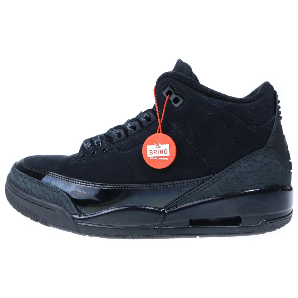 NIKE(ナイキ) AIR JORDAN 3 RETRO BLACK DARK エアジョーダン3 レトロ? ハイカットスニーカー ブラック/ダーク US10/28cm CT8532-001