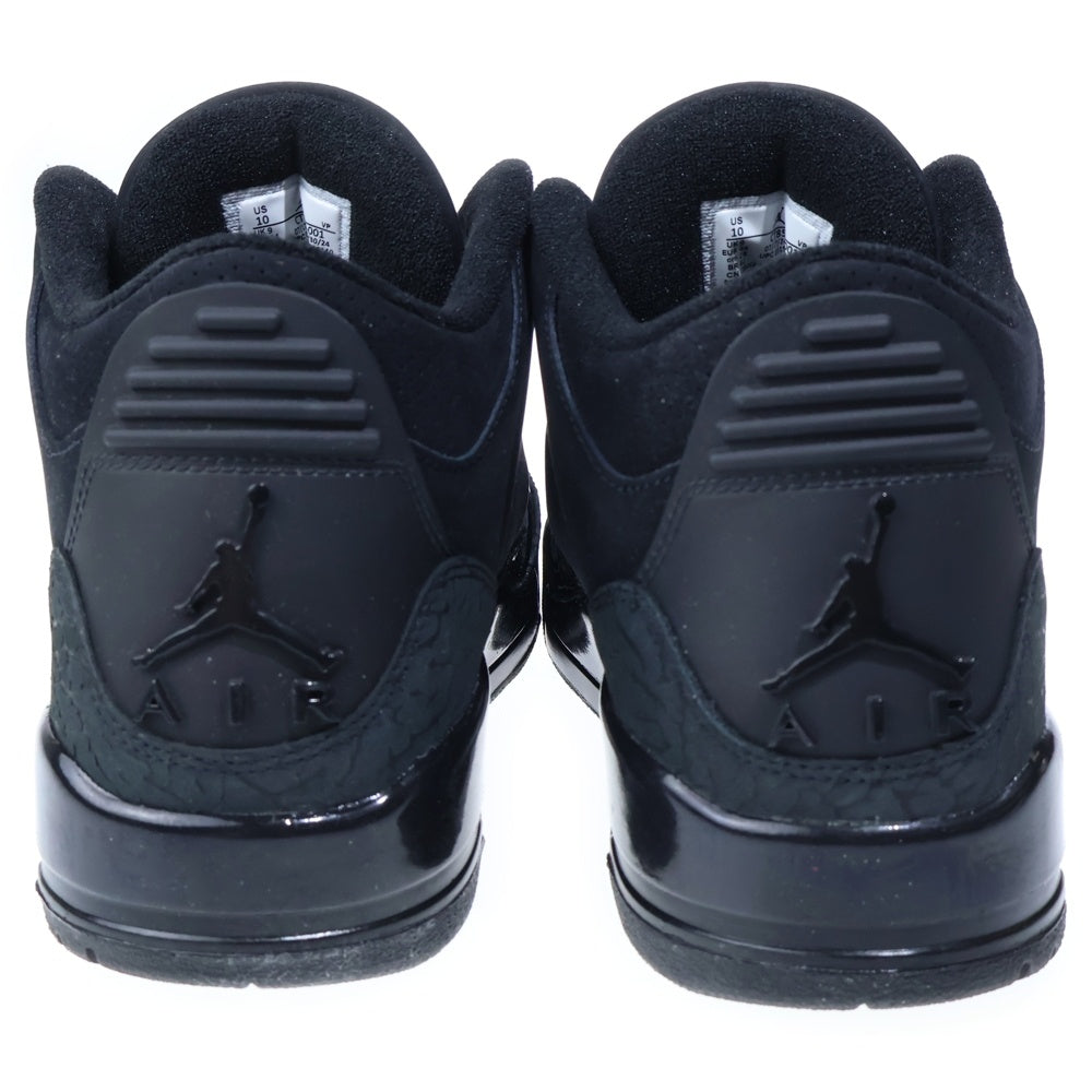 NIKE(ナイキ) AIR JORDAN 3 RETRO BLACK DARK エアジョーダン3 レトロ? ハイカットスニーカー ブラック/ダーク US10/28cm CT8532-001