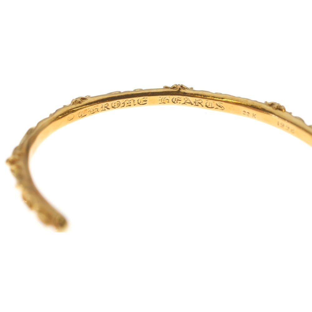 CHROME HEARTS(クロムハーツ) 22K BANGLE SBT 22K SBTバンド ゴールドバングル
