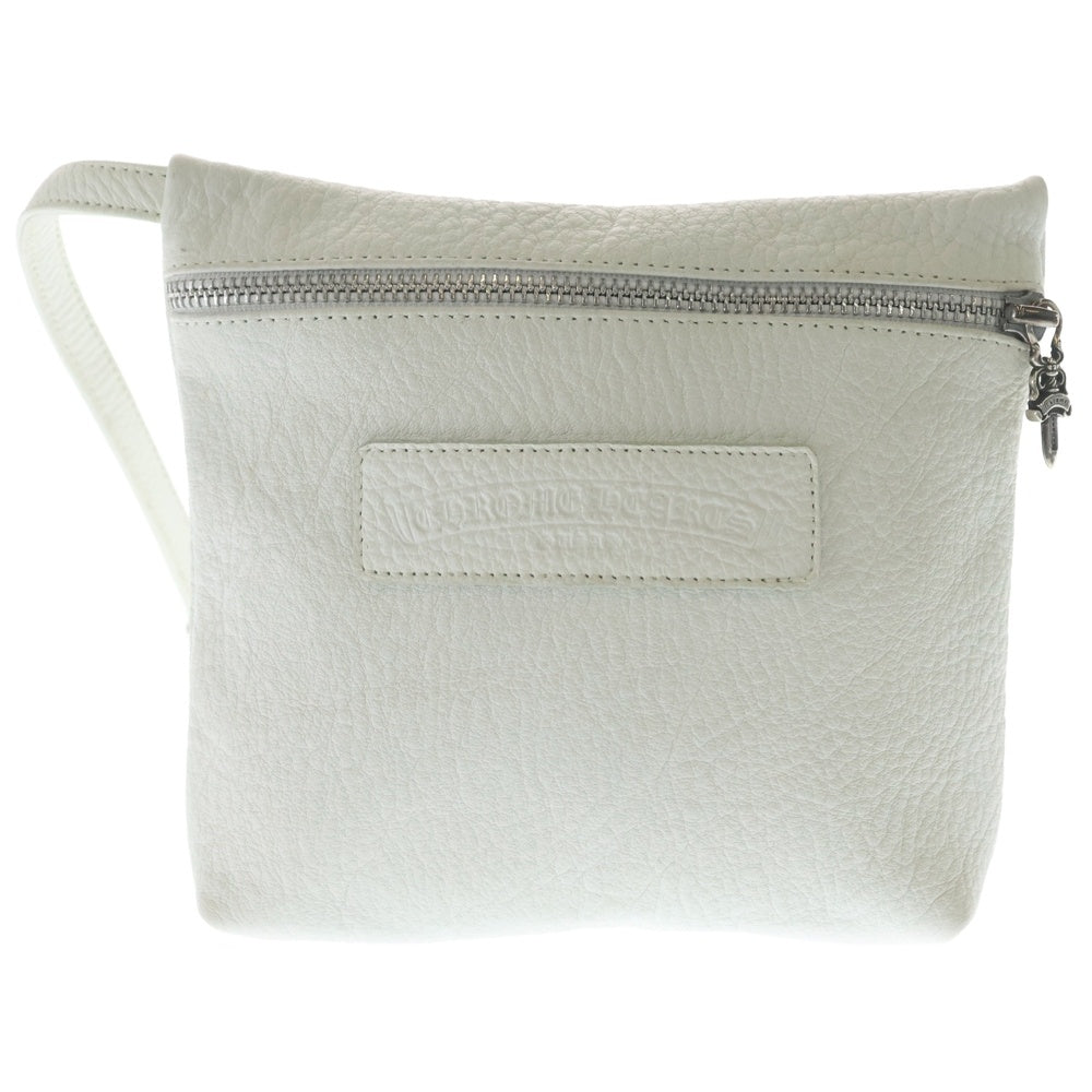 クロムハーツ　ポーチ　新品未使用 CHROME HEARTS(クロムハーツ) DIAPER BAG LEATHER POACH ダガージップ