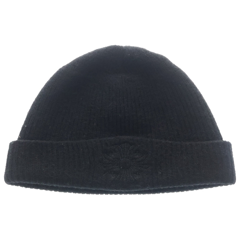 CHROME HEARTS(クロムハーツ) WOOL WATCH CAP CHプラス刺繍ウールワッチキャップ ニット帽子 ブラック