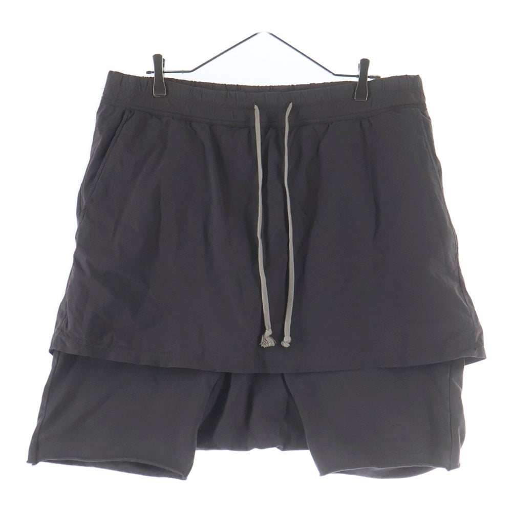 DRKSHDW(ダークシャドウ) LAYERED KILT PODS DU2360 レイヤードキルド ポッズ ショーツ グレー