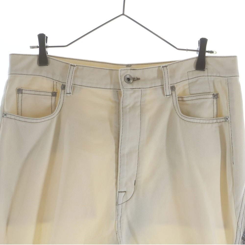 DRKSHDW(ダークシャドウ) 22SS BOLAN BANANA CUT JEANS NATURAL DU01B7363-DWDL モランバナナカットジーンズ ホワイト