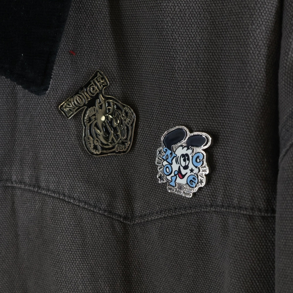 VERDY(ベルディ) ×Noice Dyed Canvas Work Jacket ×ノイス ダイド キャンバス ワークジャケット チャコール