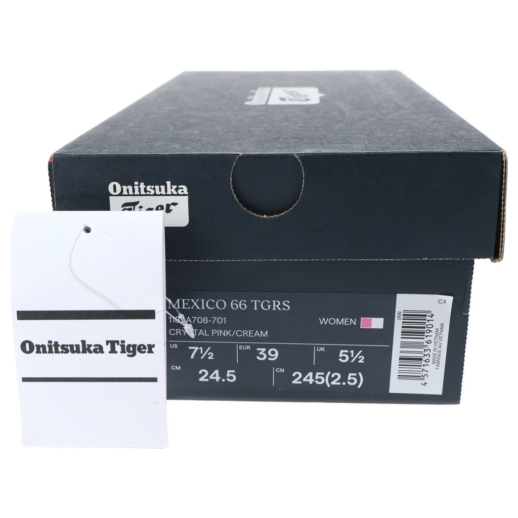 Onitsuka Tiger(オニツカタイガー) MEXICO 66 1182A708-701 メキシコ66タイガース パンプス ピンク US7.5/24.5cm レディース