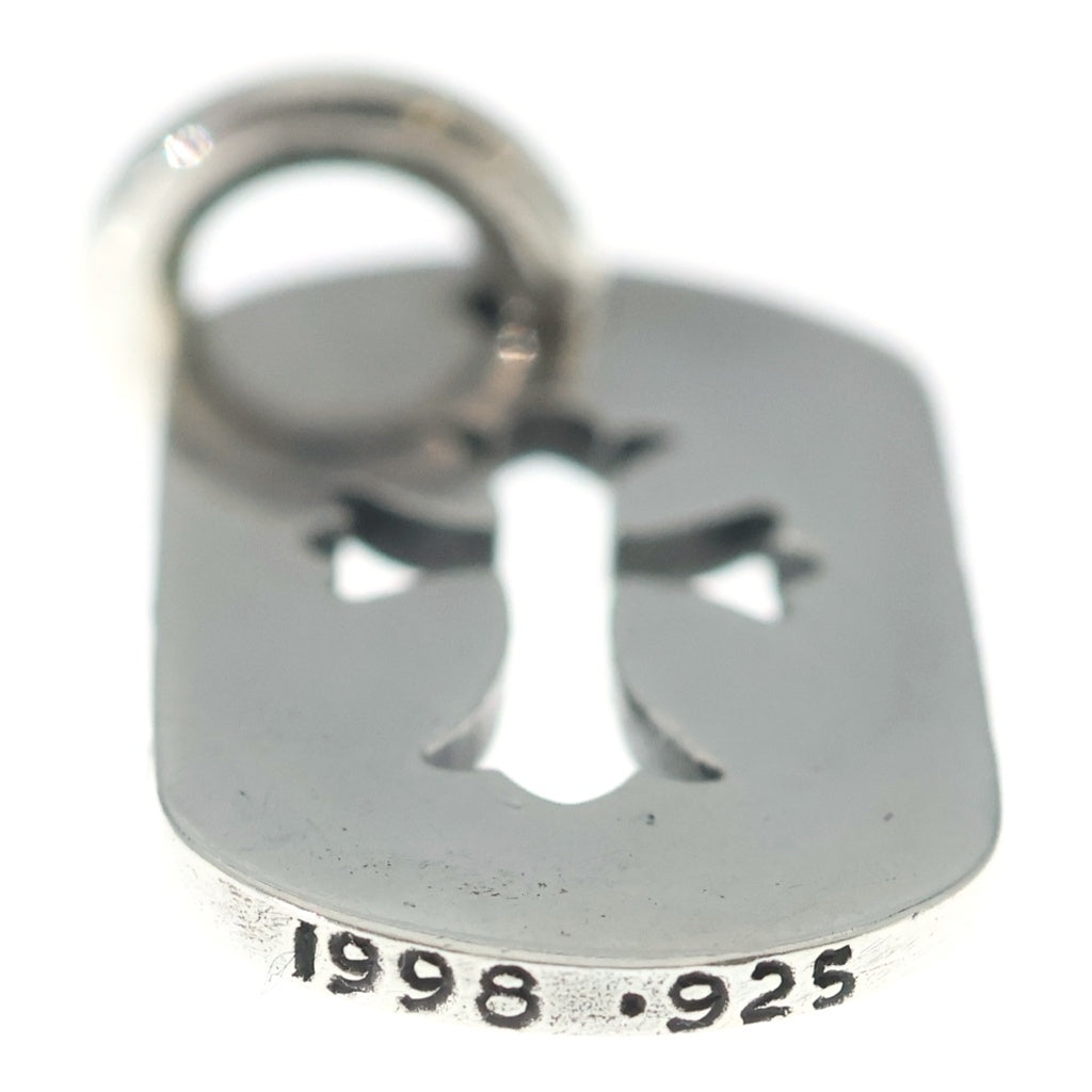 CHROME HEARTS(クロムハーツ) D TAG SML CO CRS カットアウトクロスドッグタグ スモール ペンダントトップ シルバー BCA242