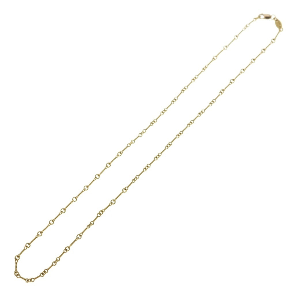 CHROME HEARTS(クロムハーツ) 22K NECKCHAIN T18 ツイストチェーンネックレス ゴールドBCA014