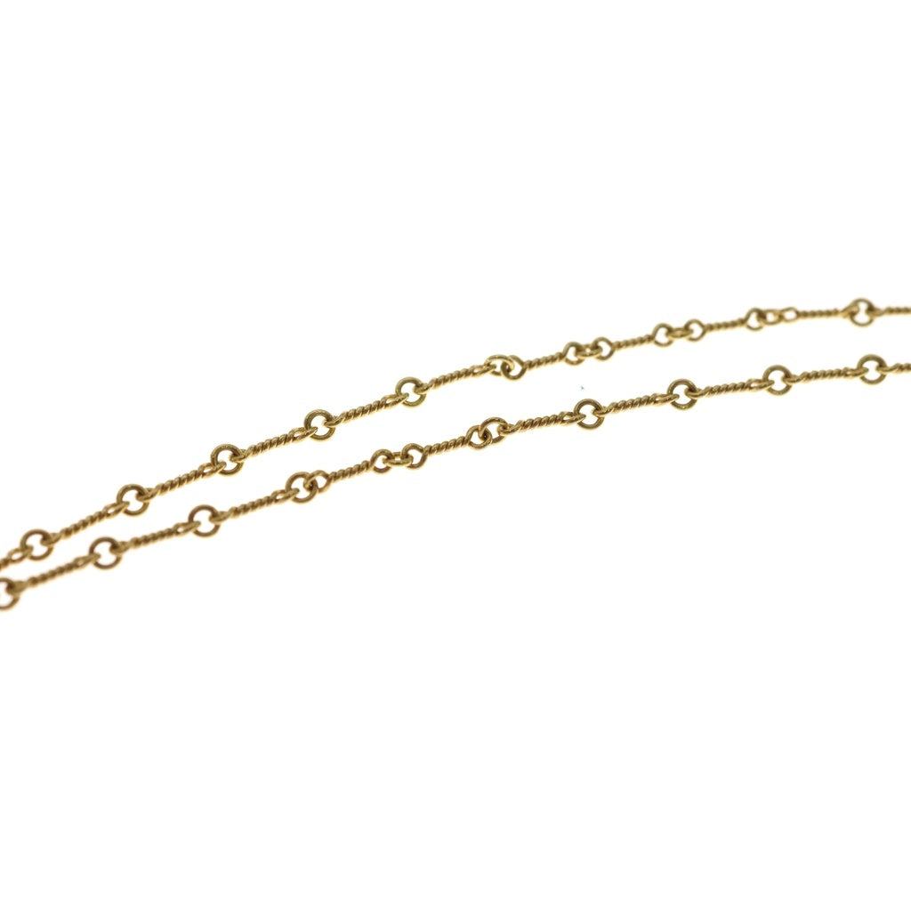 CHROME HEARTS(クロムハーツ) 22K NECKCHAIN T18 ツイストチェーンネックレス ゴールドBCA014