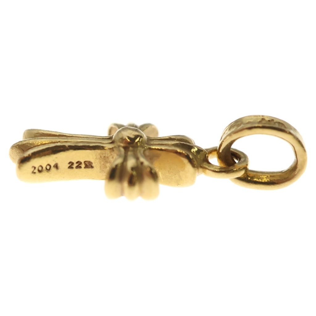 CHROME HEARTS(クロムハーツ) 22K CRS BBYFAT P/DIA ベイビーファットクロス PAVEダイヤ ペンダントトップ ゴールド BCA035