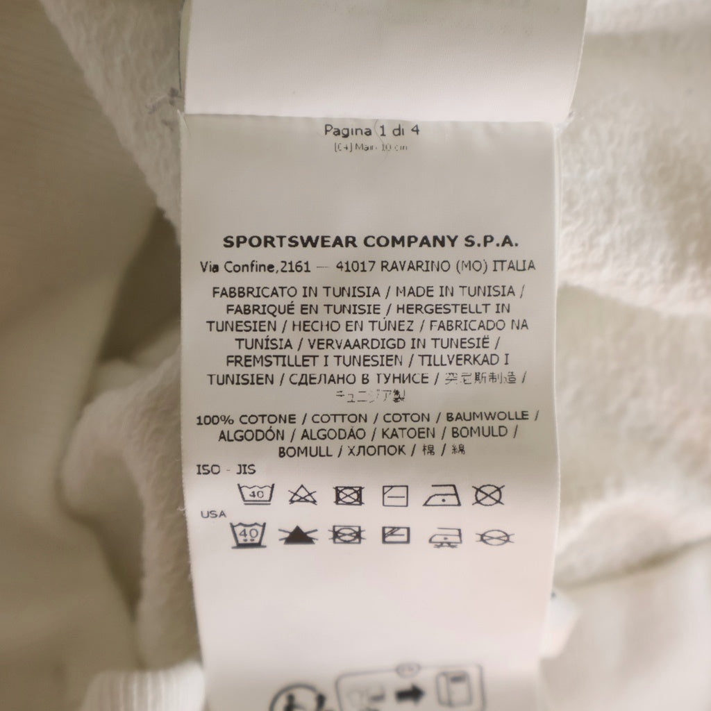STONE ISLAND(ストーンアイランド) GARMENT DYE SWEAT SHIRT ガーメント ダイ スウェット シャツ ホワイト 801566060