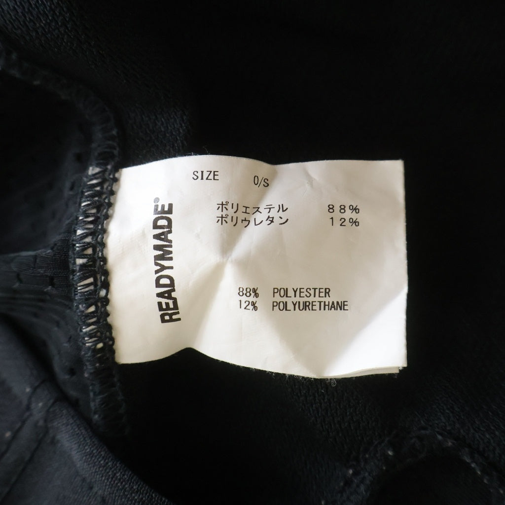 READY MADE(レディメイド) 22SS GAME SHIRT RE-CO-BK-00-00-232 ゲームシャツ メッシュ半袖Tシャツ ブラック