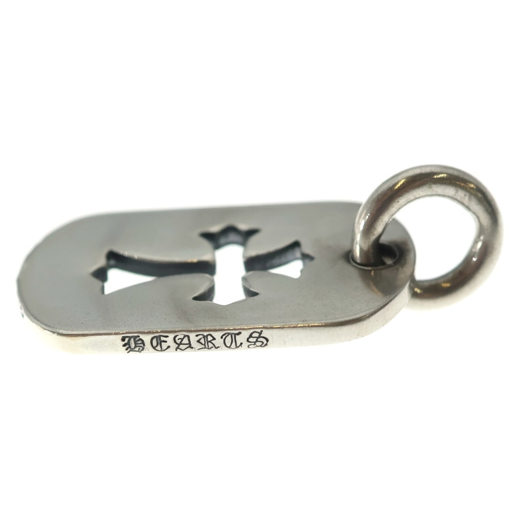 CHROME HEARTS(クロムハーツ) D TAG SML CO CRS カットアウトクロスドッグタグ スモール ペンダントトップ シルバー BCA242