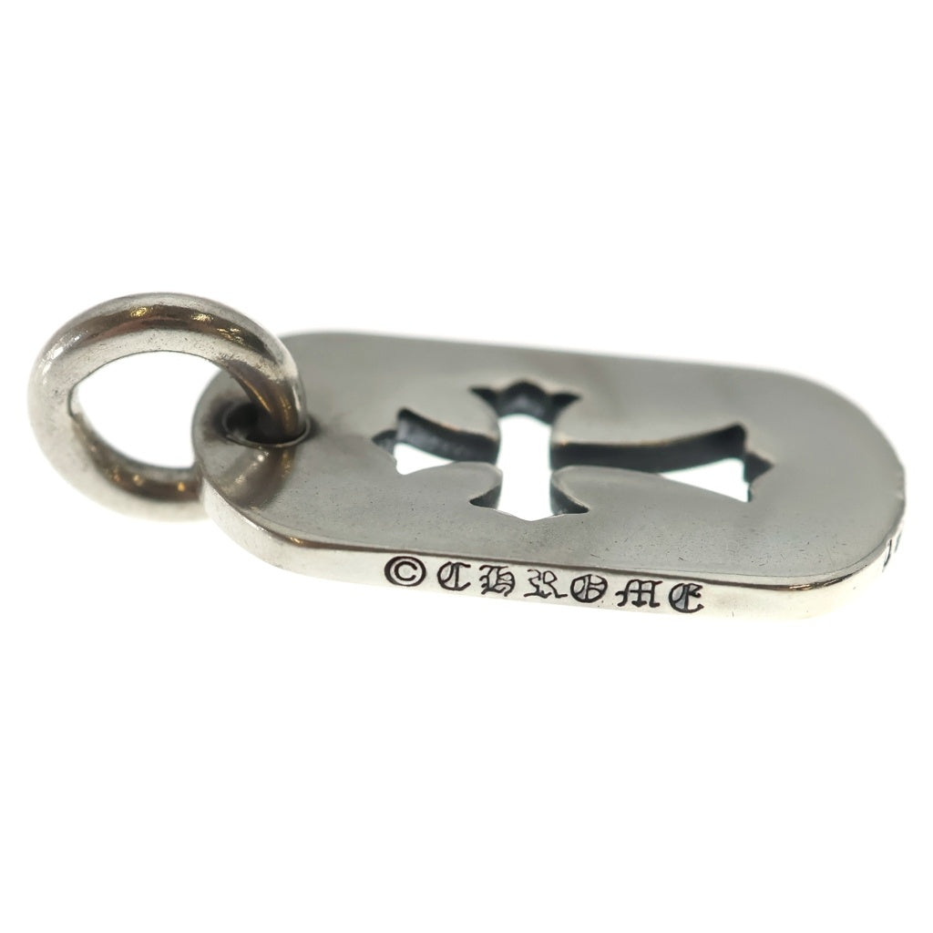 CHROME HEARTS(クロムハーツ) D TAG SML CO CRS カットアウトクロスドッグタグ スモール ペンダントトップ シルバー BCA242