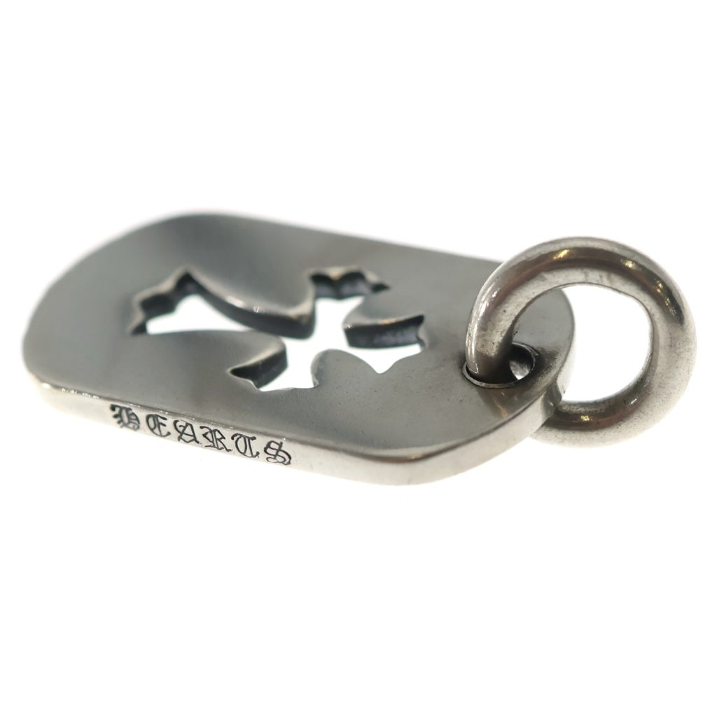 CHROME HEARTS(クロムハーツ) D TAG SML CO CRS カットアウトクロスドッグタグ スモール ペンダントトップ シルバー BCA242