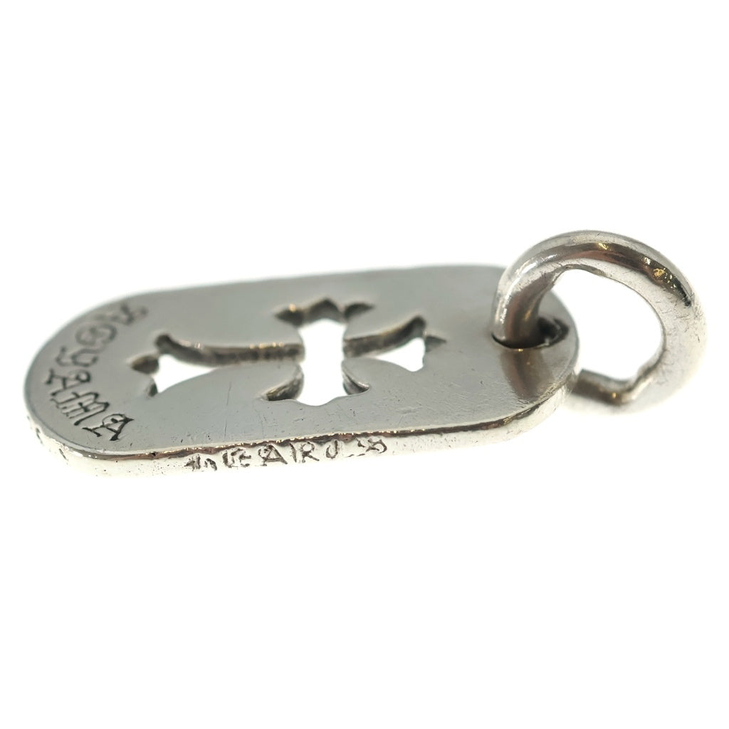 CHROME HEARTS(クロムハーツ) Aoyama LTD D TAG SML CO CRS 青山限定カットアウトクロスドッグタグ スモール ペンダントトップ シルバー