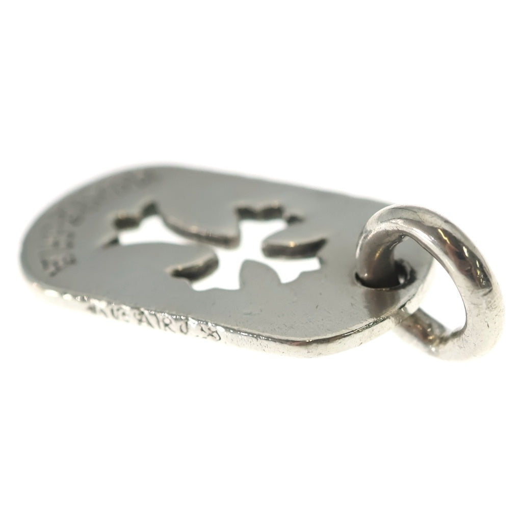 CHROME HEARTS(クロムハーツ) Aoyama LTD D TAG SML CO CRS 青山限定カットアウトクロスドッグタグ スモール ペンダントトップ シルバー