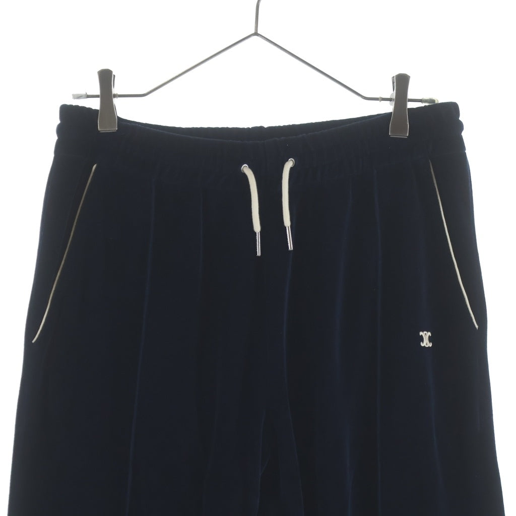 CELINE(セリーヌ) Triomphe Flared Jersey Track Pants トリオンフ フレアジャージートラックパンツ ネイビー 2Z020679I