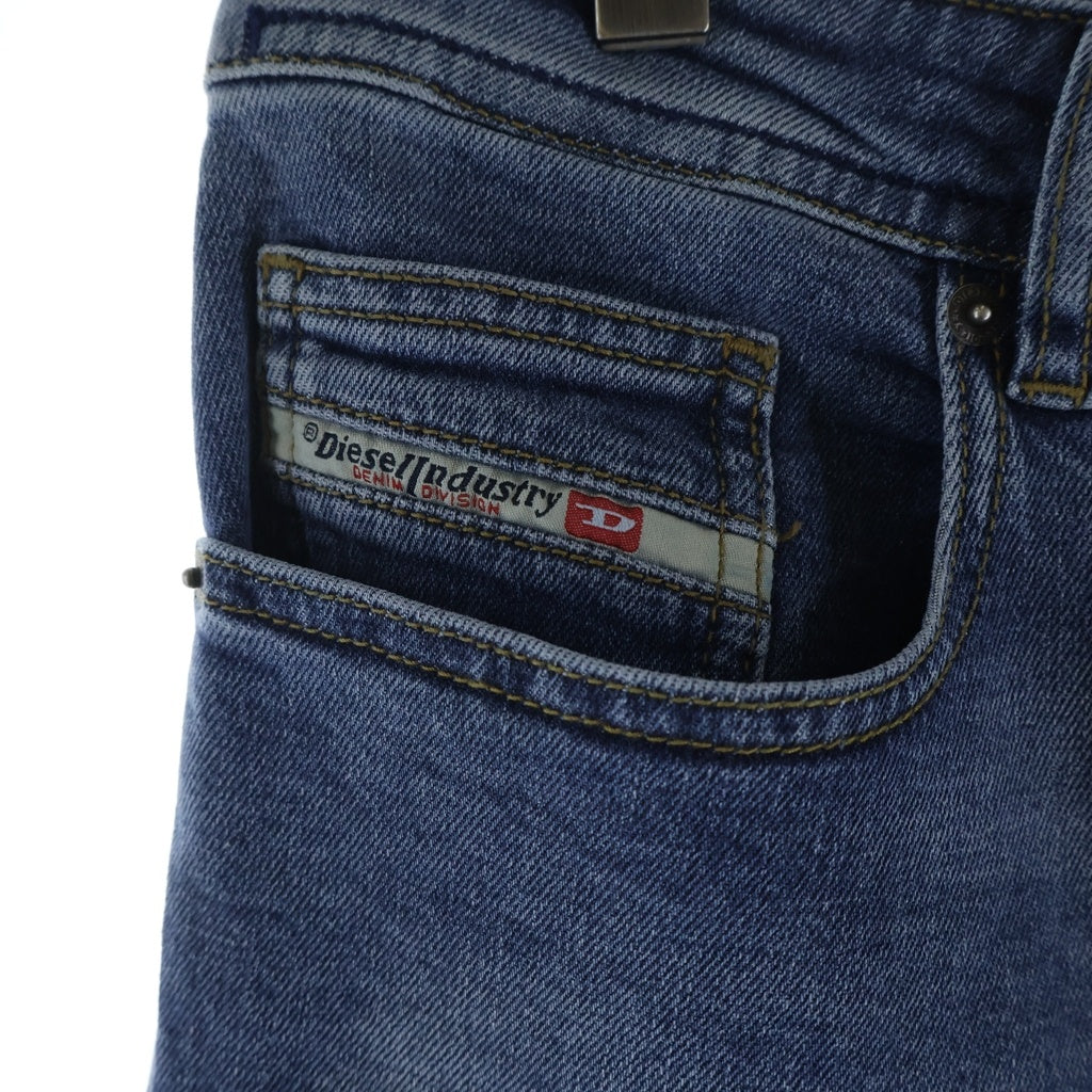 DIESEL(ディーゼル) 2007 ZATINY ウオッシュ加工 ストレート デニムパンツ ジーンズ ライトブルー A17056-0ADBI
